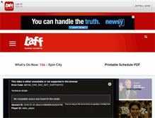 Tablet Screenshot of laff.com